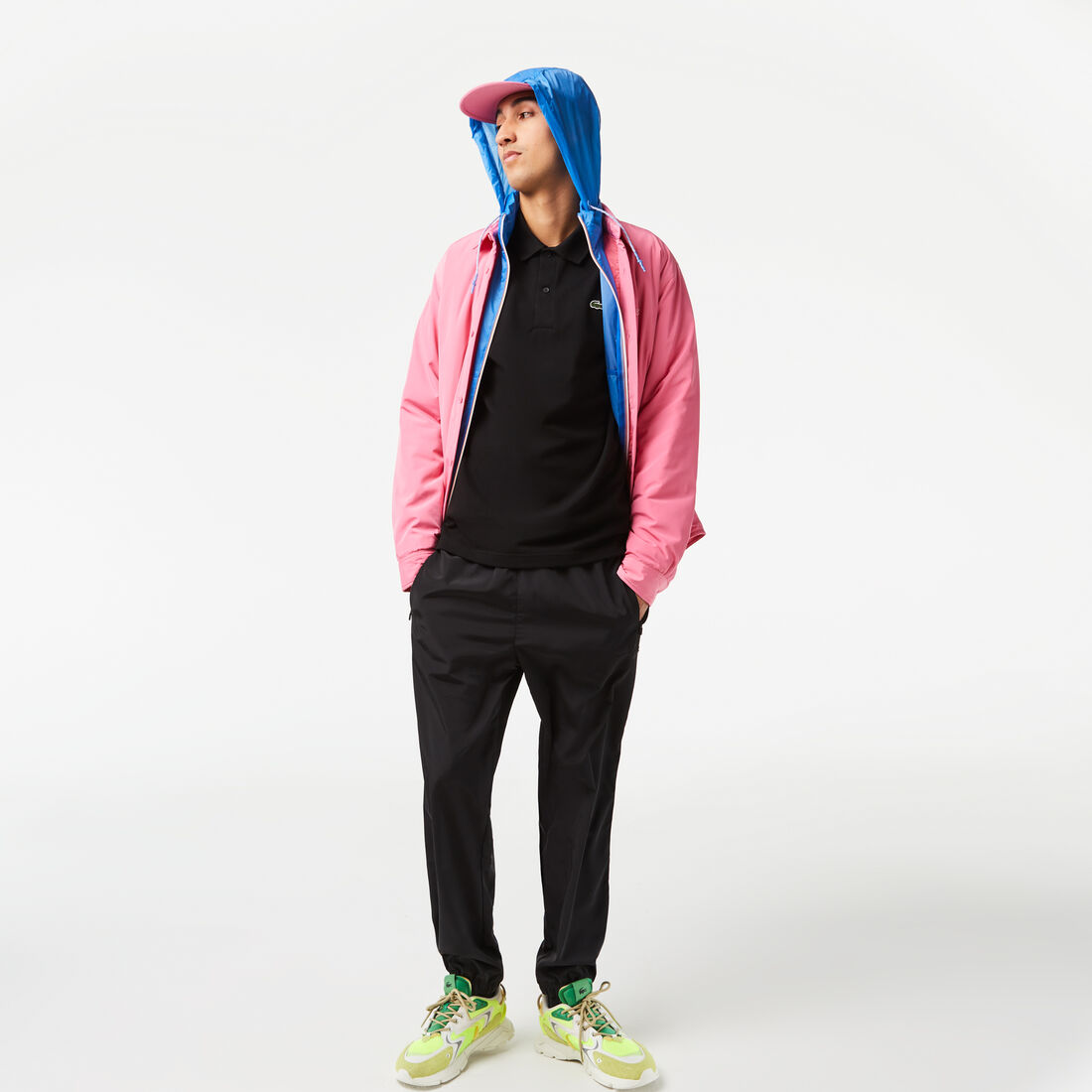 Regular Fit Logo Stripe Stretch Cotton Polo Shirt Regular Fit Logo Stripe Stretch Cotton Polo Shirt