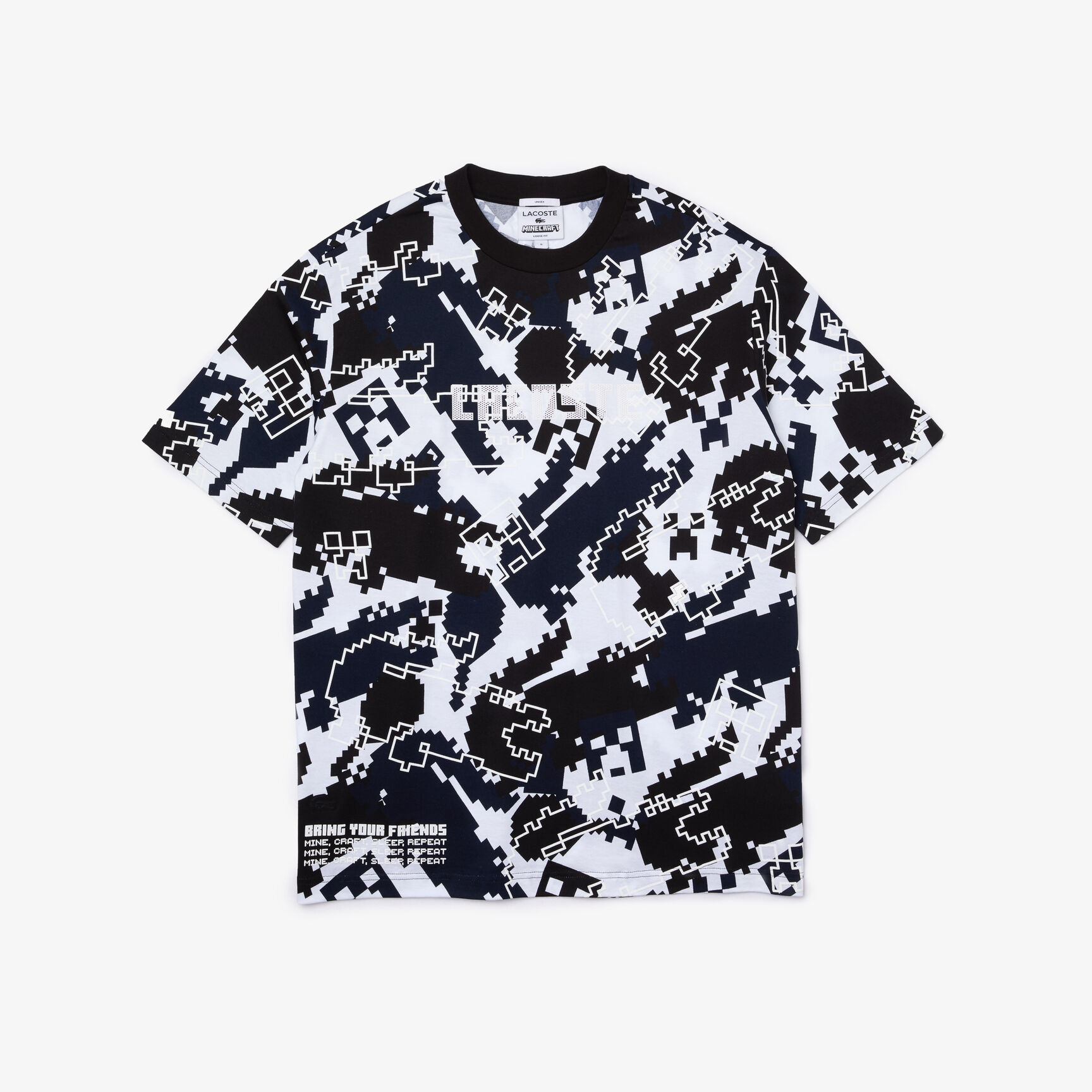 Unisex Lacoste x Minecraft Organic Jersey T-shirt Unisex Lacoste x Minecraft Organic Jersey T-shirt