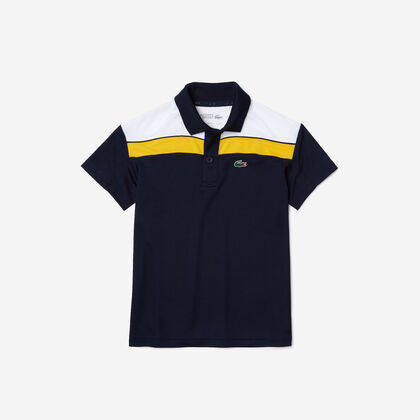 بولو Lacoste Sport للأولاد من بيكيه بقصّة عادية
