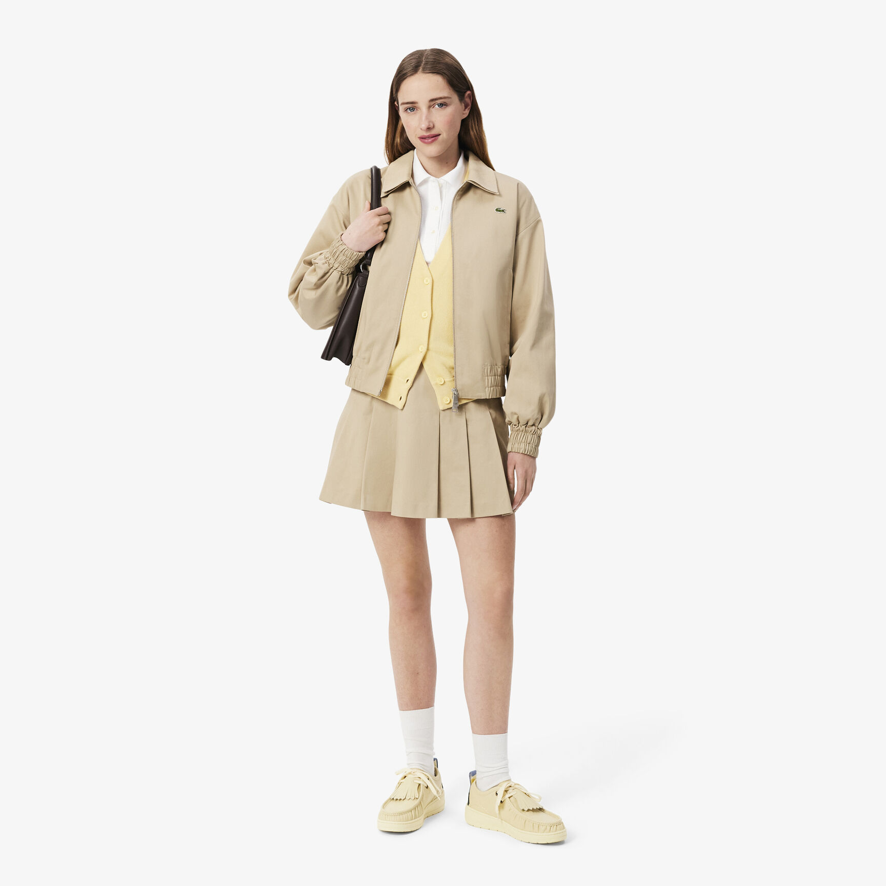 Women's Lacoste Slim Fit Supple Cotton Polo Shirt