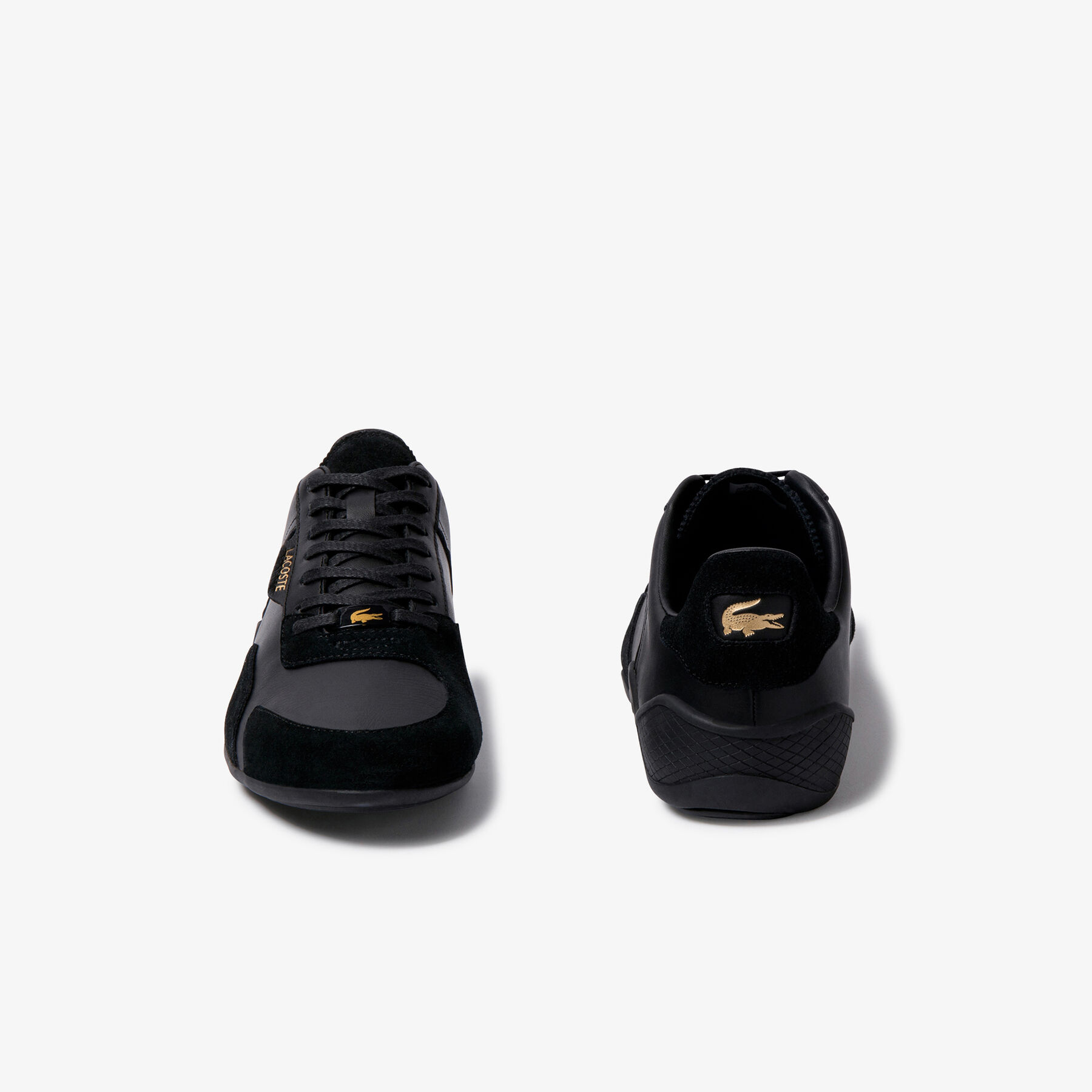 Men's Hapona Leather and Suede Sneakers lacoste men s hapona leather and suede sneakers