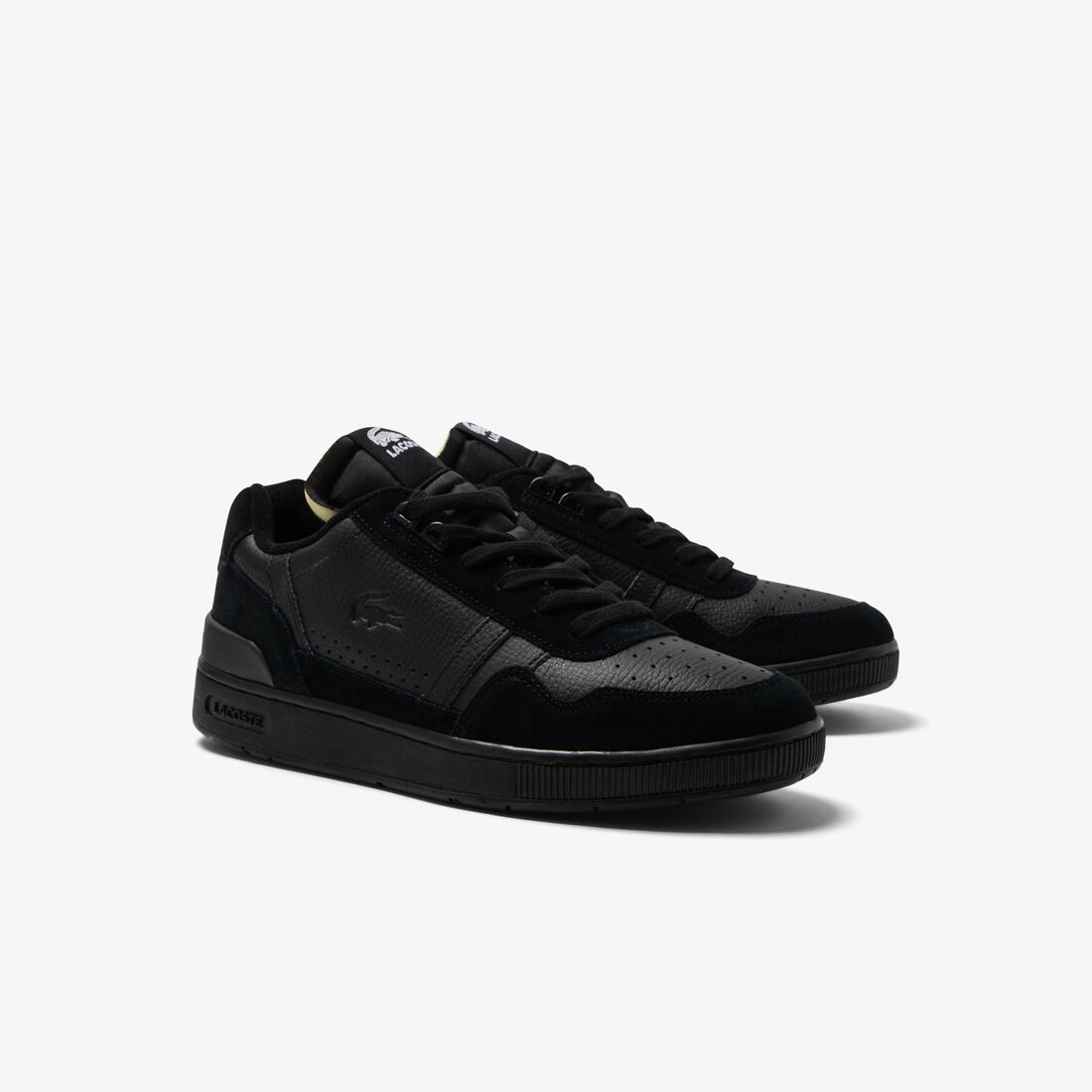 Men's Lacoste T-Clip Leather Premium Trainers Men's Lacoste T-Clip Leather Premium Trainers