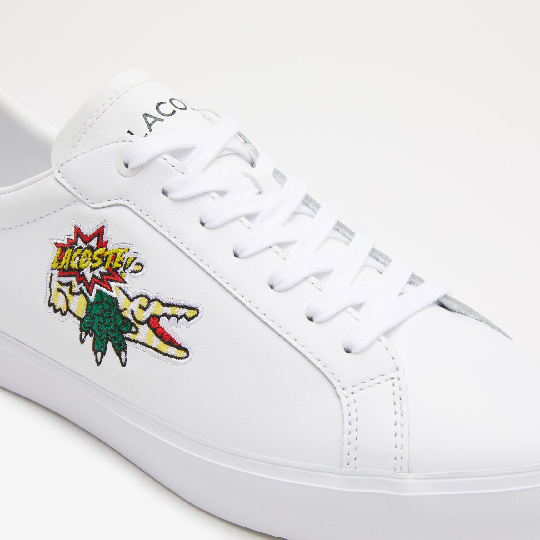 سنيكرز لاكوست باور كورت جلد للرجال سنيكرز لاكوست باور كورت جلد للرجال