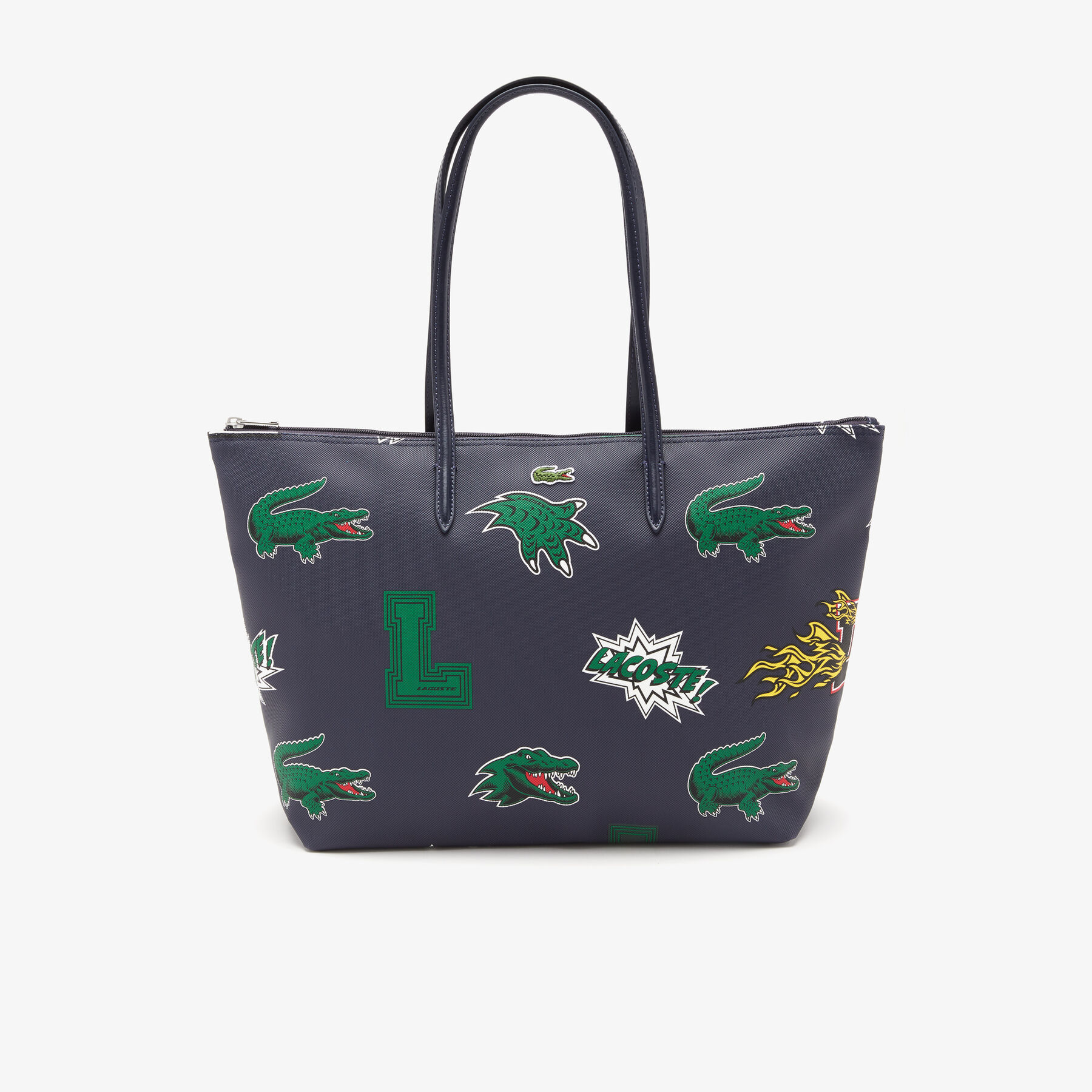 Women's Lacoste Holiday Comic Effect Print Shopping Bag women s lacoste holiday comic effect print shopping bag