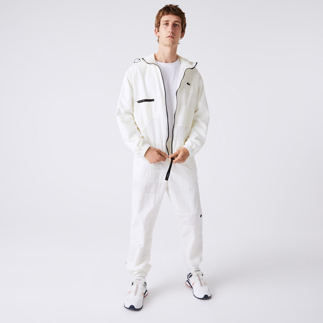 Men's Lacoste Patchwork Water-Repellent Trackpants Men's Lacoste Patchwork Water-Repellent Trackpants