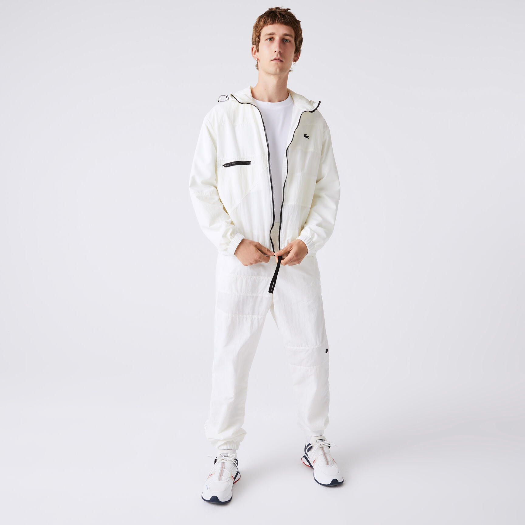 Men's Lacoste Patchwork Water-Repellent Trackpants Men's Lacoste Patchwork Water-Repellent Trackpants
