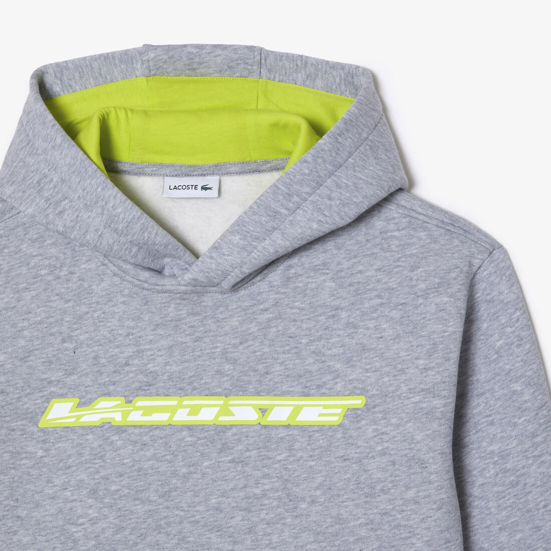 Kids’ Lacoste Hoodie with Contrast Branding Kids’ Lacoste Hoodie with Contrast Branding