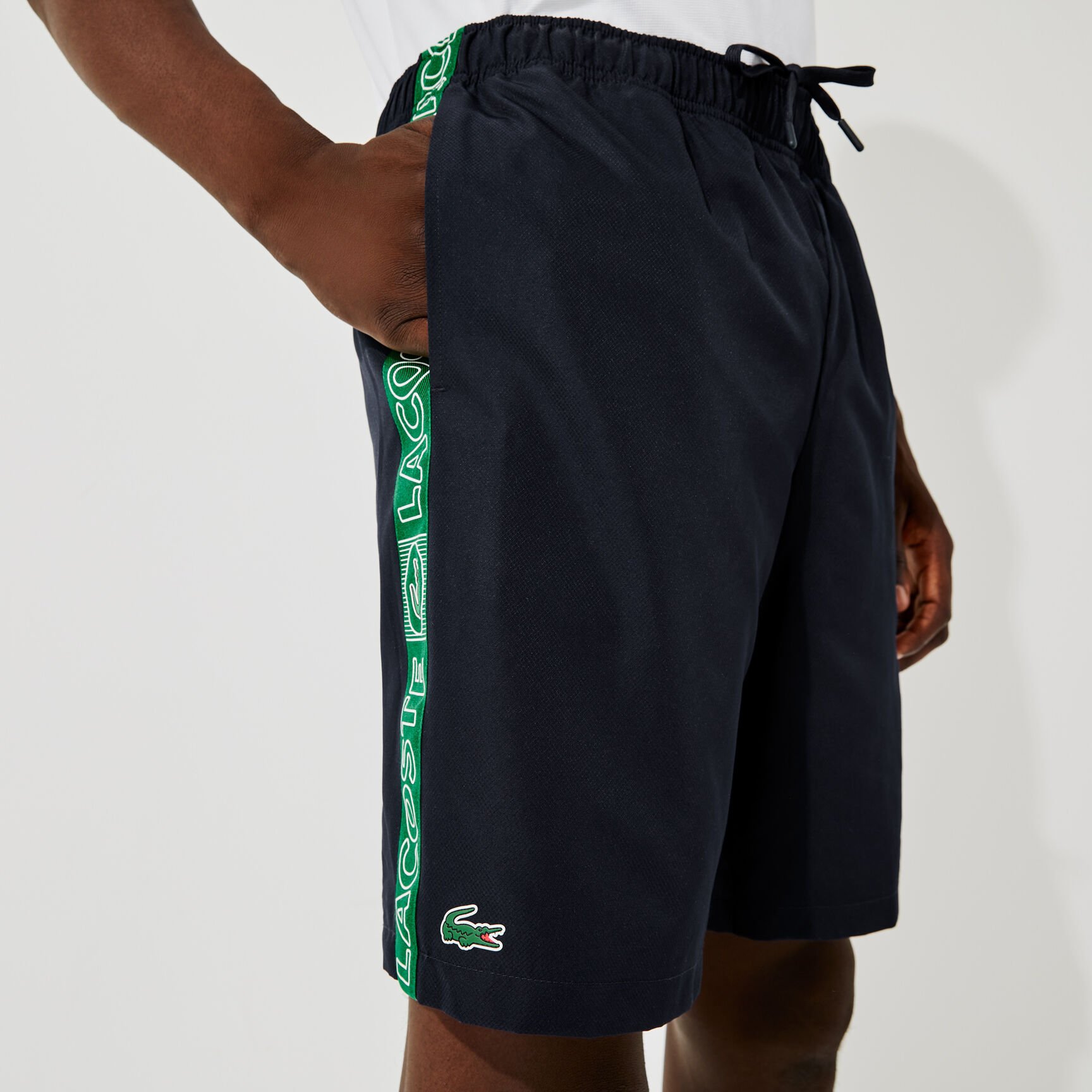 Men's Lacoste SPORT Branded Side Bands Shorts Men's Lacoste SPORT Branded Side Bands Shorts