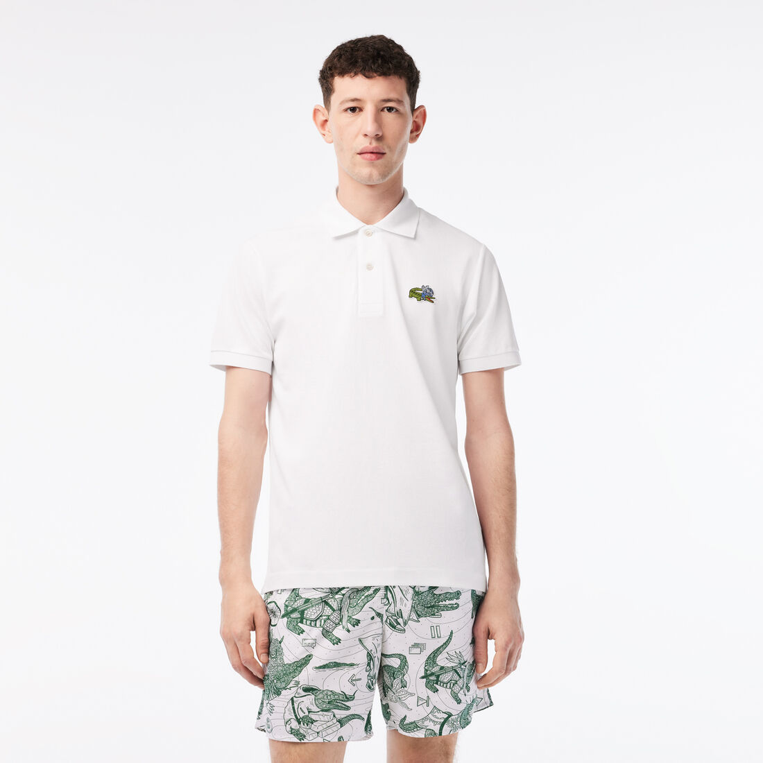 Men&rsquo;s Lacoste x Netflix Organic Cotton Polo Shirt