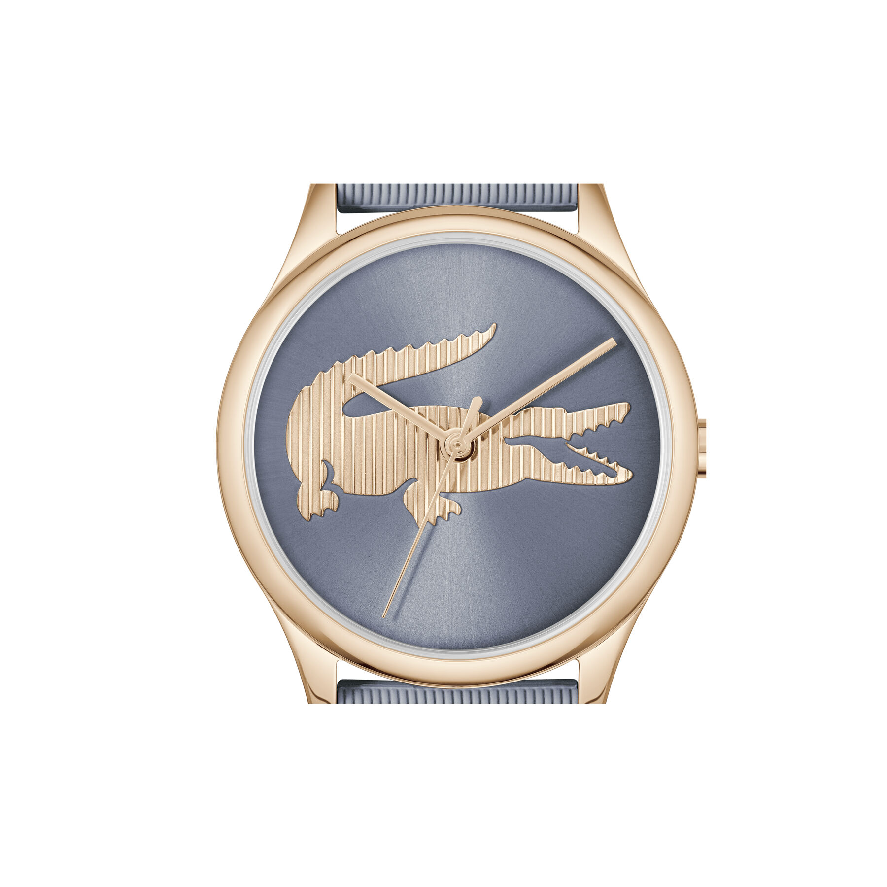 ساعة Crocodelle بسوار سيليكون أزرق