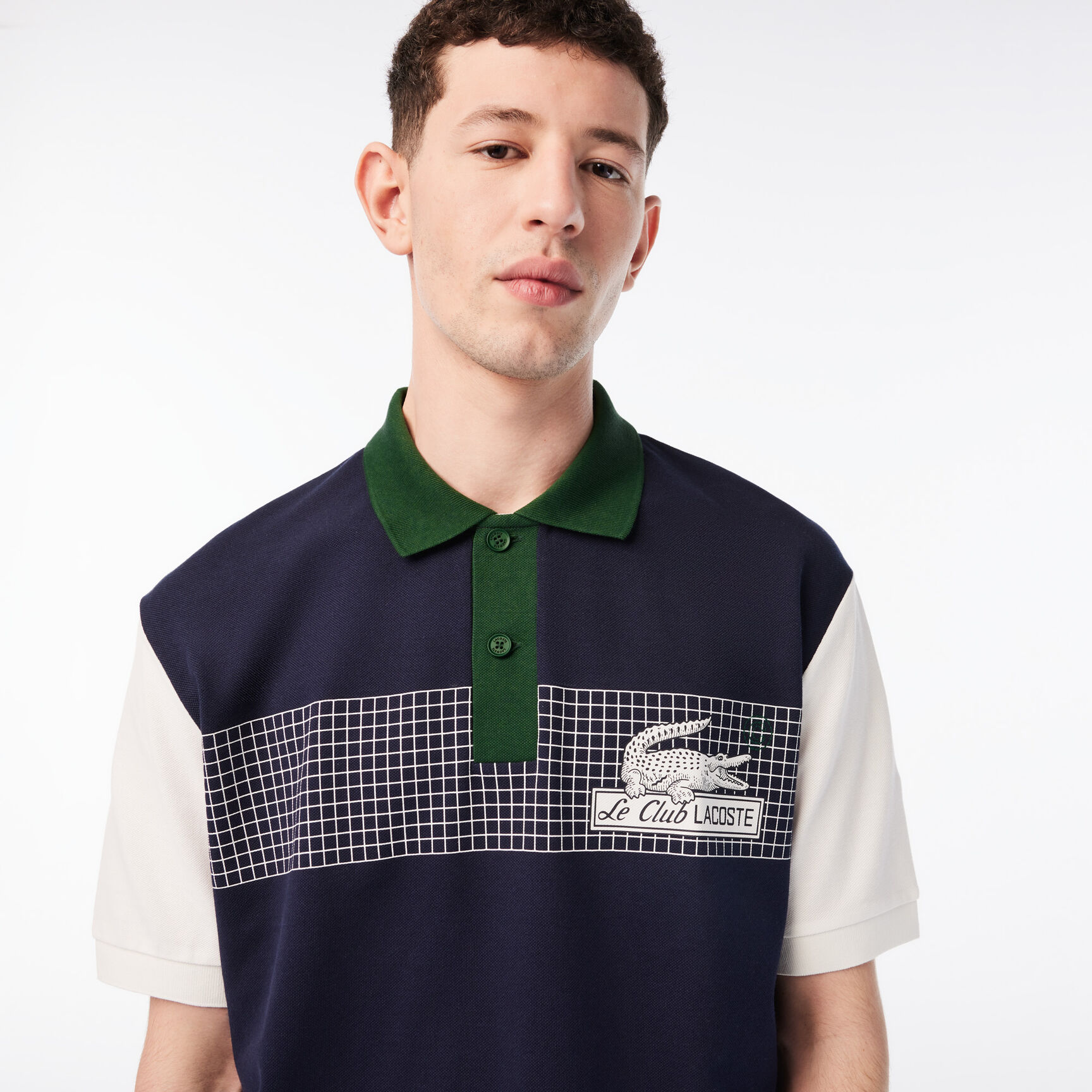 Men's Lacoste Loose Fit Organic Cotton Polo Shirt