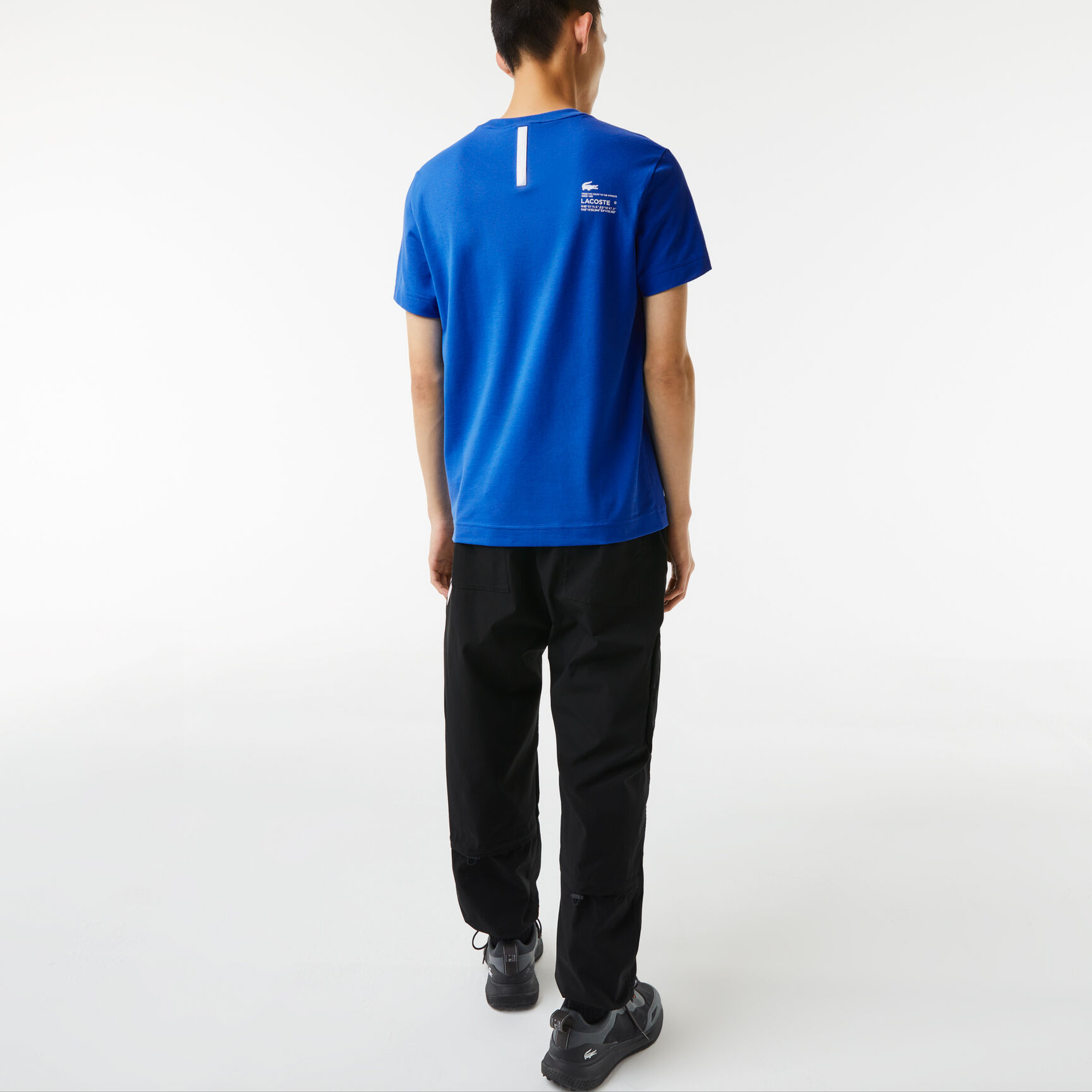 Men's Regular Fit Branded Piqu&eacute; T-shirt