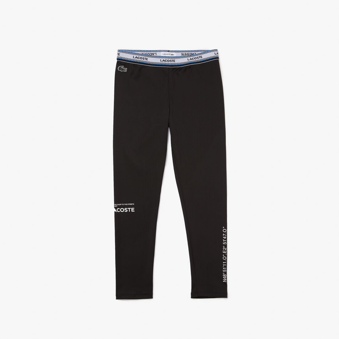 Girls' Lacoste Printed Waist Leggings Girls' Lacoste Printed Waist Leggings