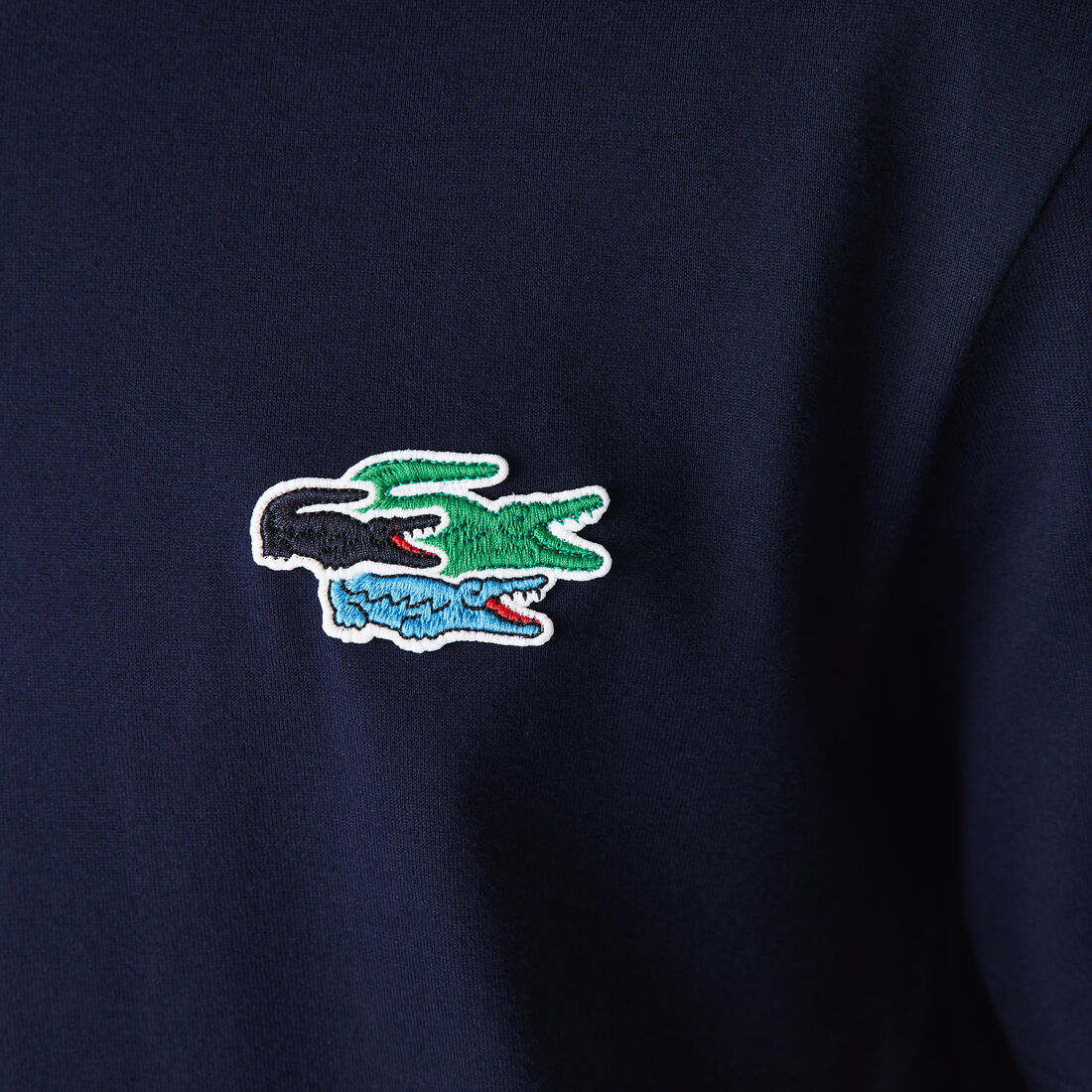 Men's Crew Neck Colored Crocodiles Organic Cotton T-shirt Men's Crew Neck Colored Crocodiles Organic Cotton T-shirt