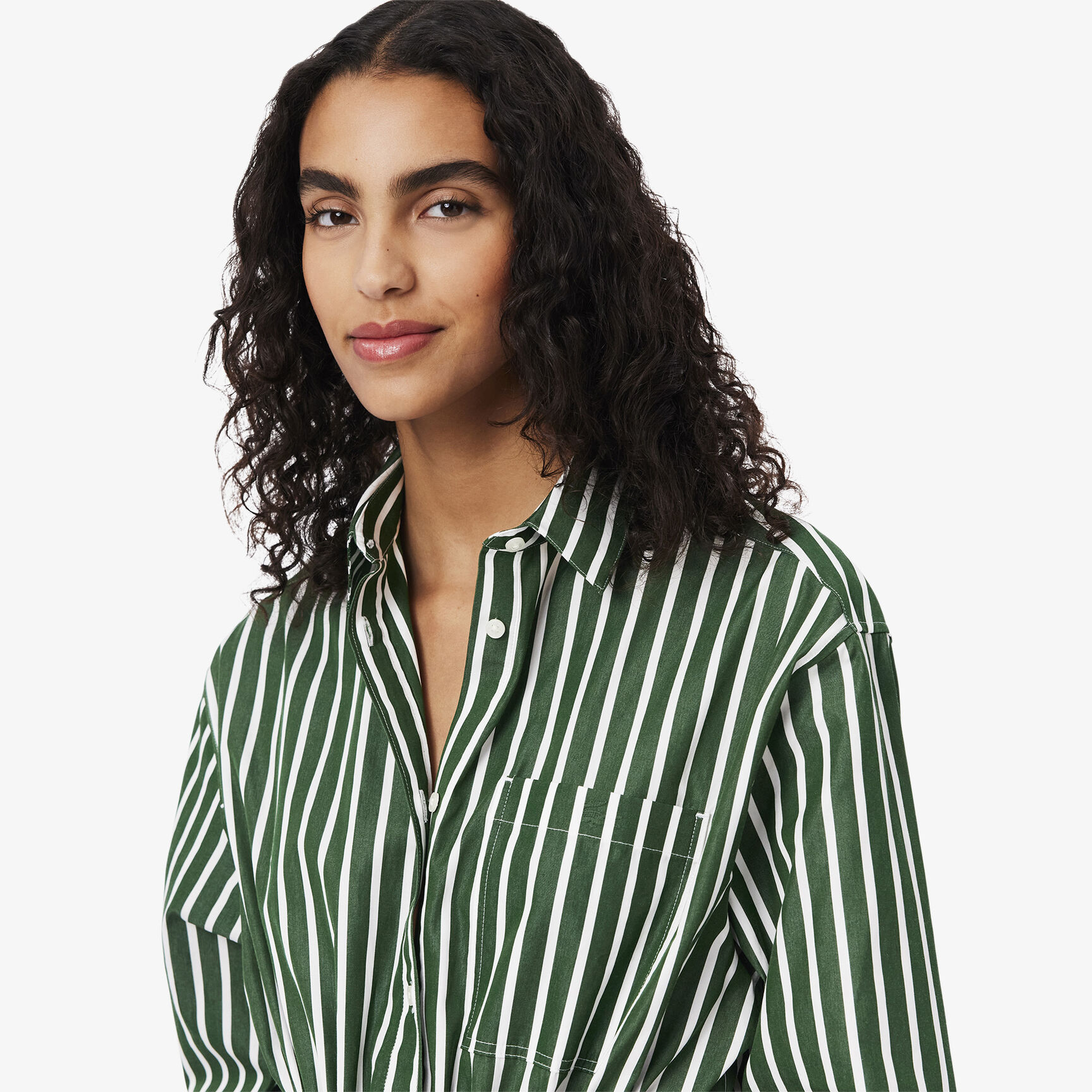 Relaxed Fit Poplin Shirt Dress