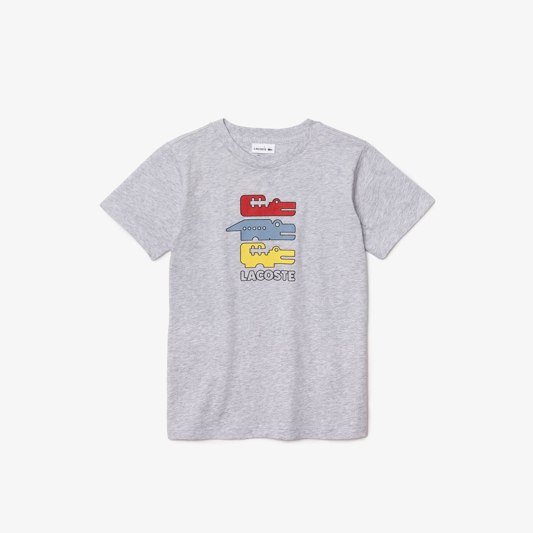 Boys' Crew Neck Crocodiles Print Cotton T-shirt Boys' Crew Neck Crocodiles Print Cotton T-shirt