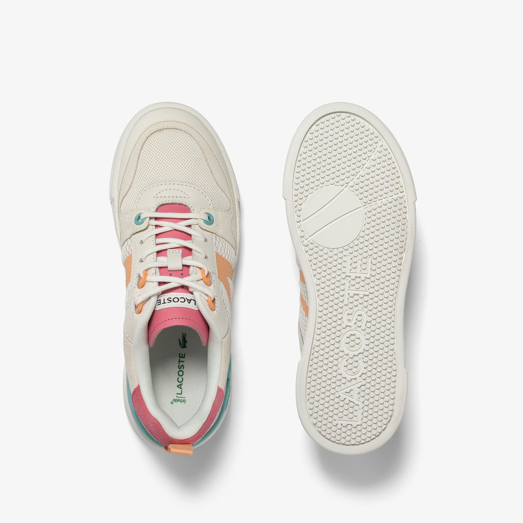 Women's Lacoste L002 Leather Heel Pop Trainers