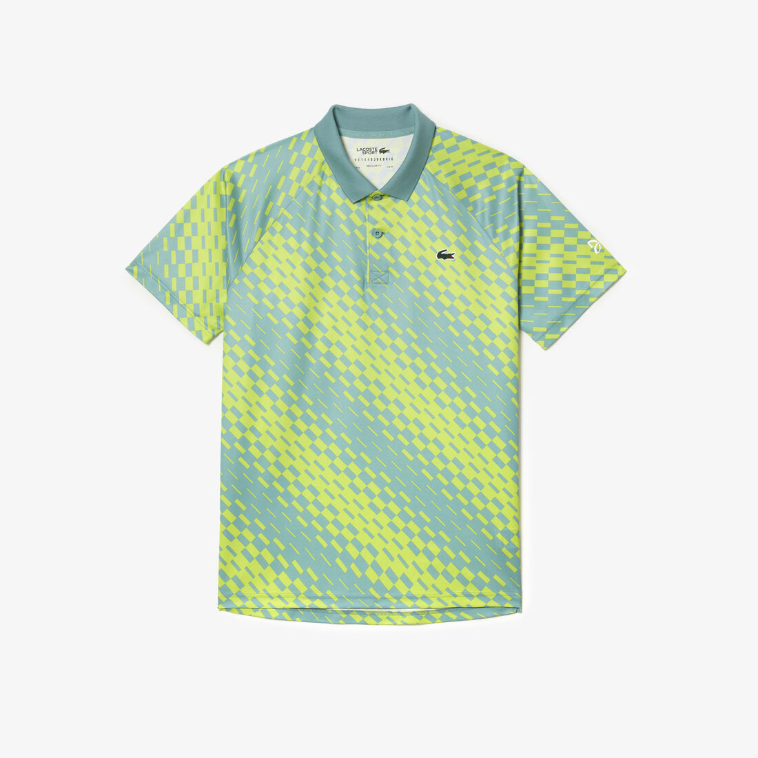 Men's Lacoste Tennis x Novak Djokovic Printed Polo Shirt Men's Lacoste Tennis x Novak Djokovic Printed Polo Shirt