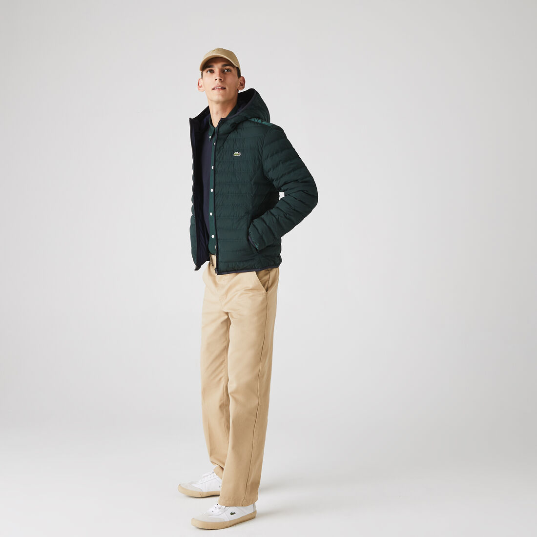 Men's Lightweight Foldable Hooded Water-Resistant Puffer Coat Men's Lightweight Foldable Hooded Water-Resistant Puffer Coat