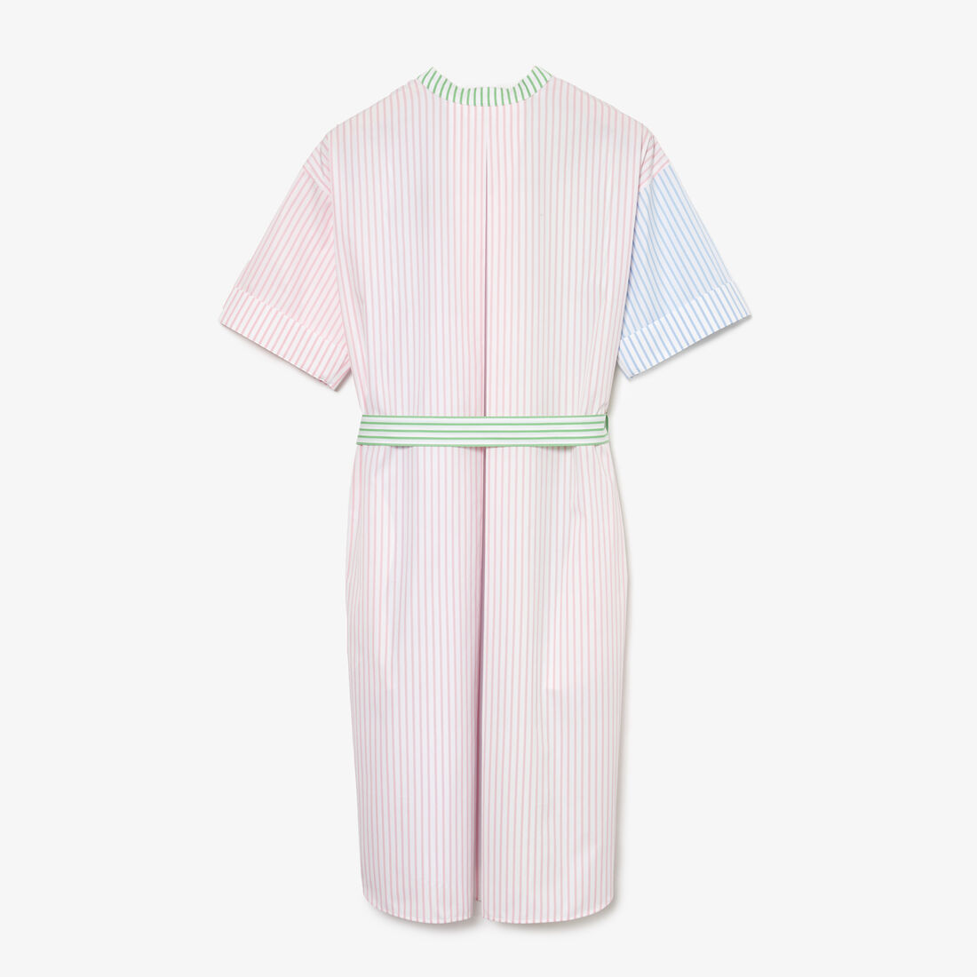 فستان بتصميم قميص مقسم لأجزاء بتطريز مضارب تنس للنساء فستان بتصميم قميص مقسم لأجزاء بتطريز مضارب تنس للنساء