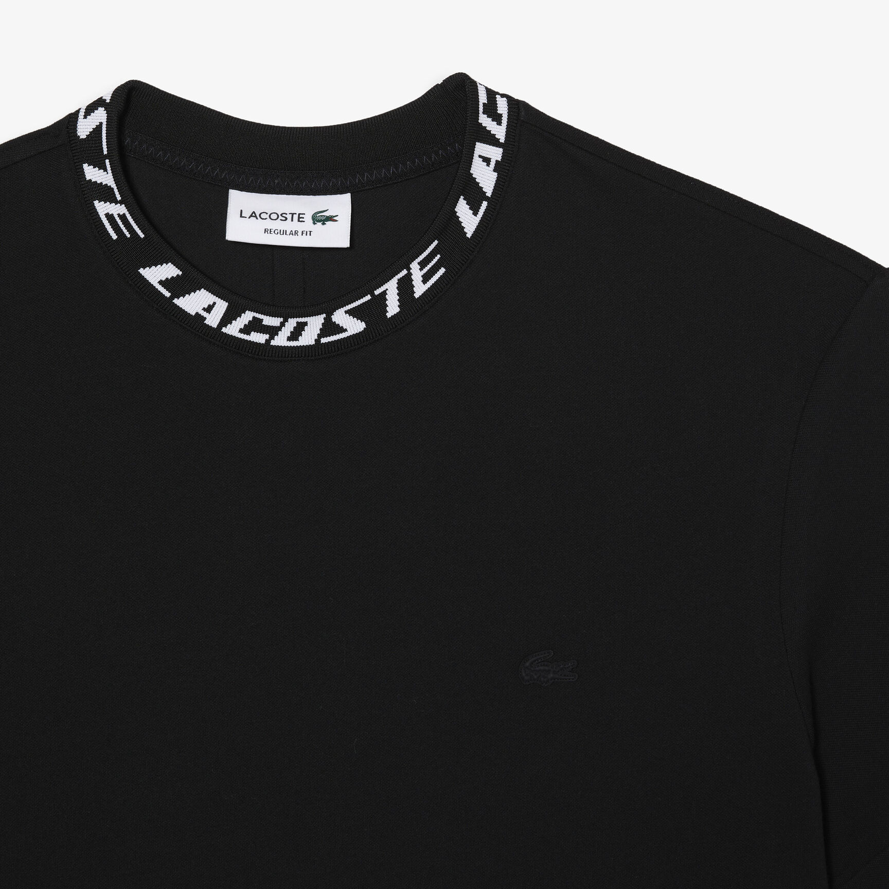 Men's Lacoste Regular Fit Branded Collar T-shirt Men's Lacoste Regular Fit Branded Collar T-shirt