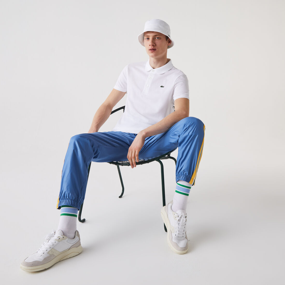 تيشيرت بولو تنس نسيج قطن خفيف بقصة عادية للرجال مجموعة Lacoste SPORT تيشيرت بولو تنس نسيج قطن خفيف بقصة عادية للرجال مجموعة Lacoste SPORT