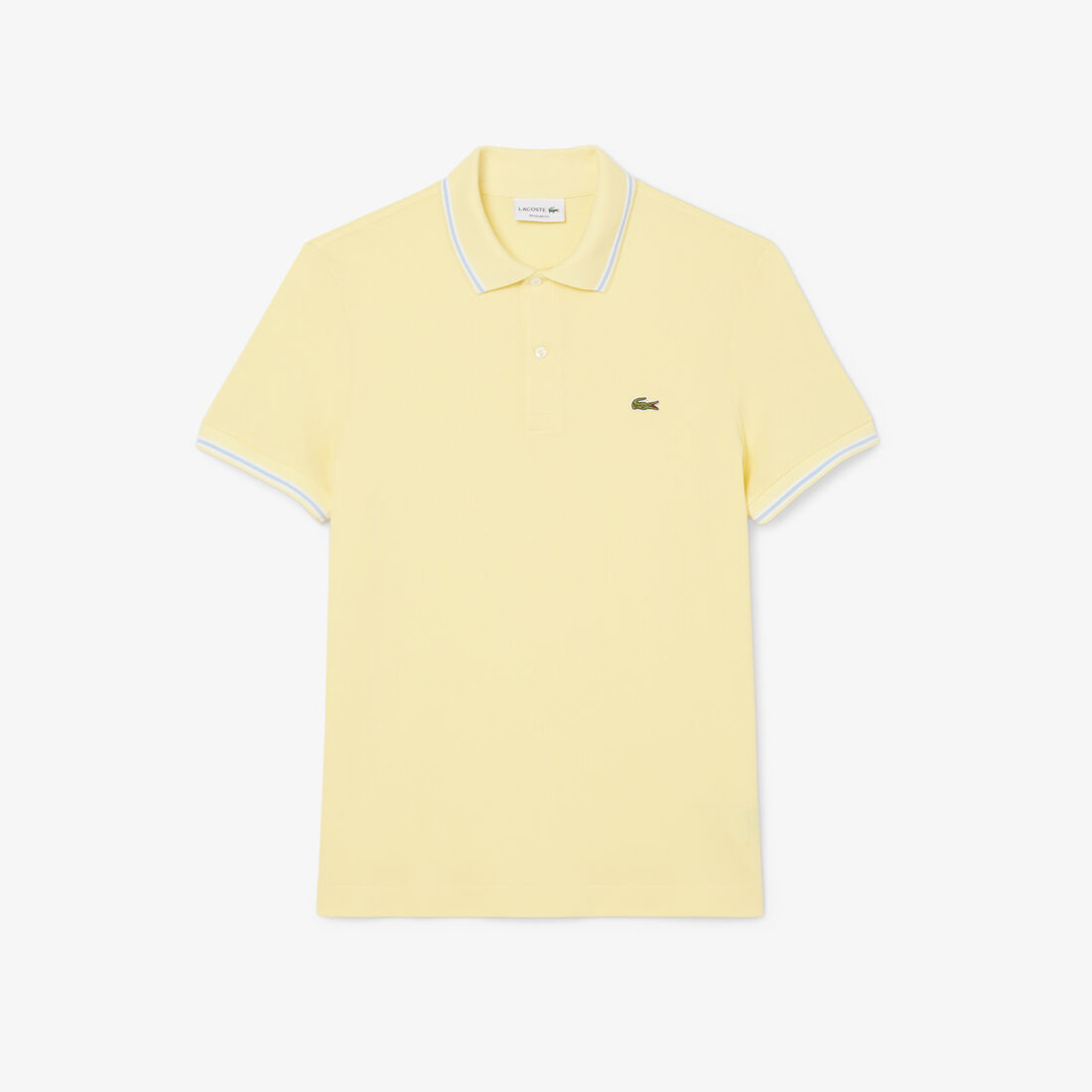 قميص بولو بقصّة عادية وتفاصيل بارزة L.12.12 قميص بولو بقصّة عادية وتفاصيل بارزة L.12.12