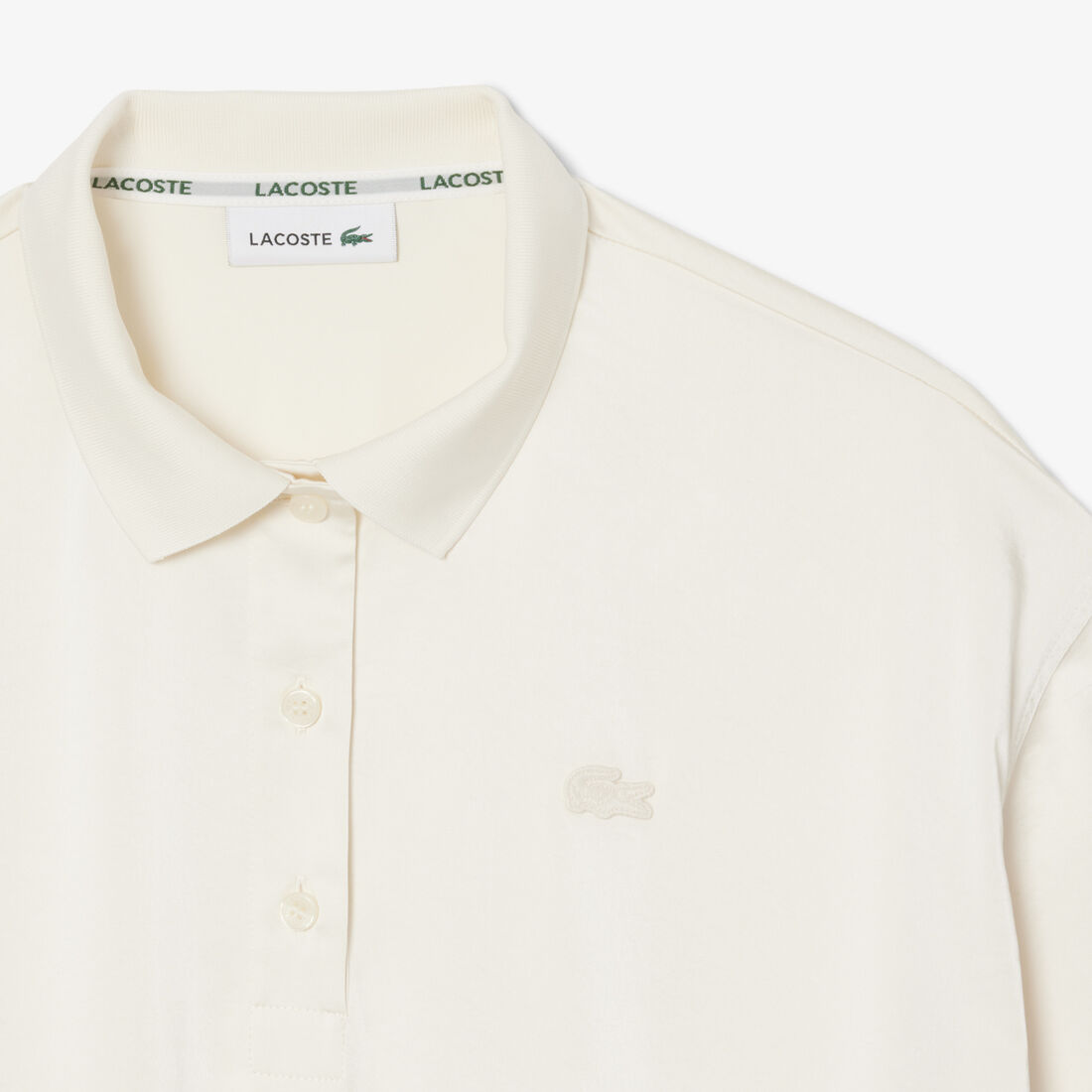 Oversized Silky Fluid Polo Shirt Oversized Silky Fluid Polo Shirt