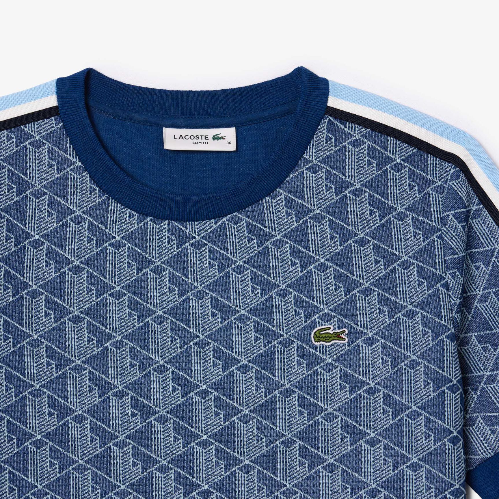 Slim Fit Monogram Jacquard T-shirt Slim Fit Monogram Jacquard T-shirt