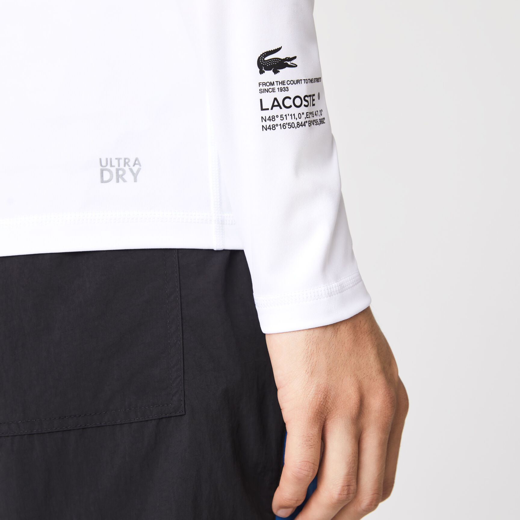 تي شيرت حراري للرجال مجموعة Lacoste SPORT