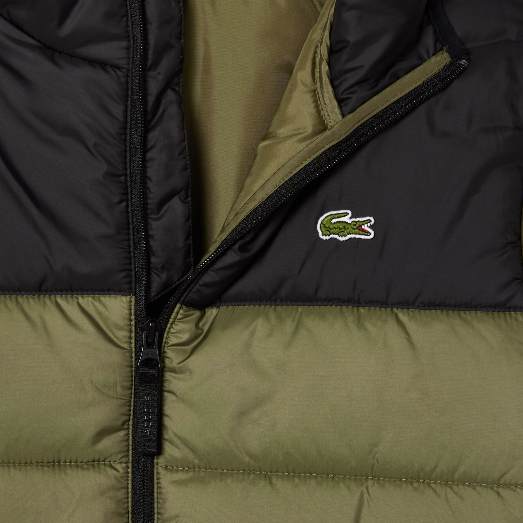 Water-Repellent Quilted Puffed Jacket lacoste water repellent quilted puffed jacket