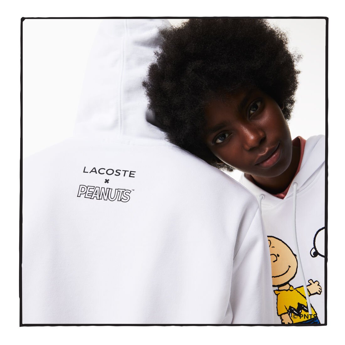 Unisex Lacoste x Peanuts Hooded Organic Cotton Sweatshirt Unisex Lacoste x Peanuts Hooded Organic Cotton Sweatshirt