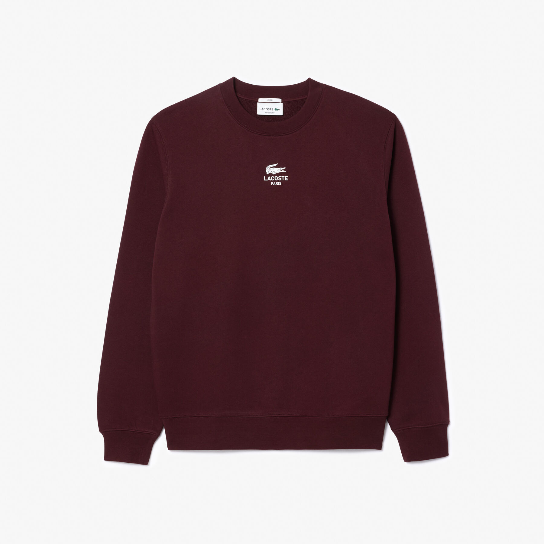 Printed Fleece Sweatshirt lacoste printed fleece sweatshirt