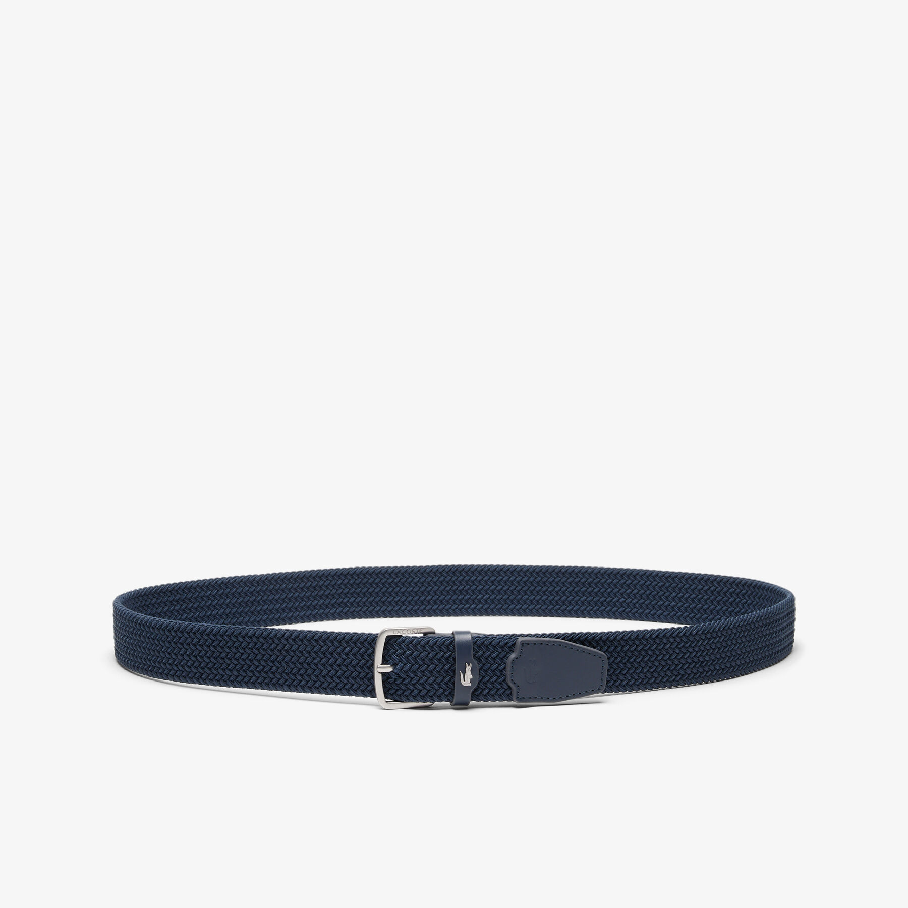 lacoste stretch canvas strap belt