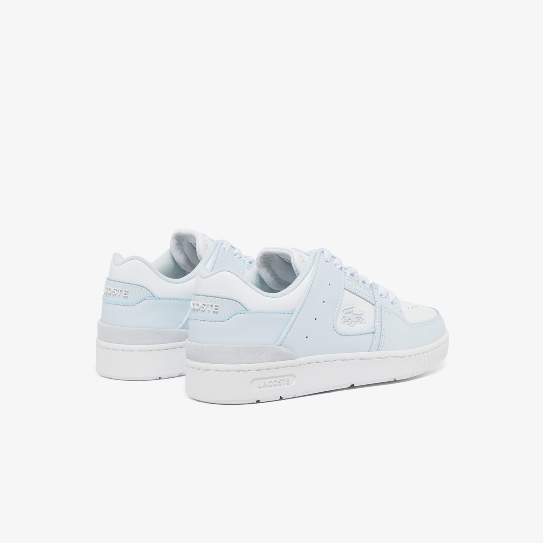 lacoste women s court cage leather sneakers