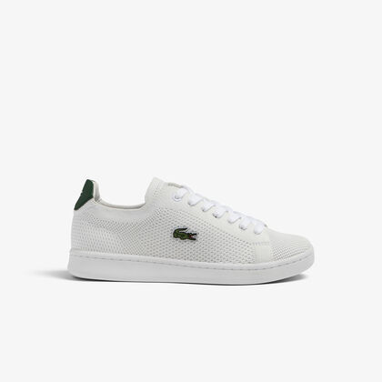 Women's Lacoste Carnaby Pique Textile Heel Pop Trainers