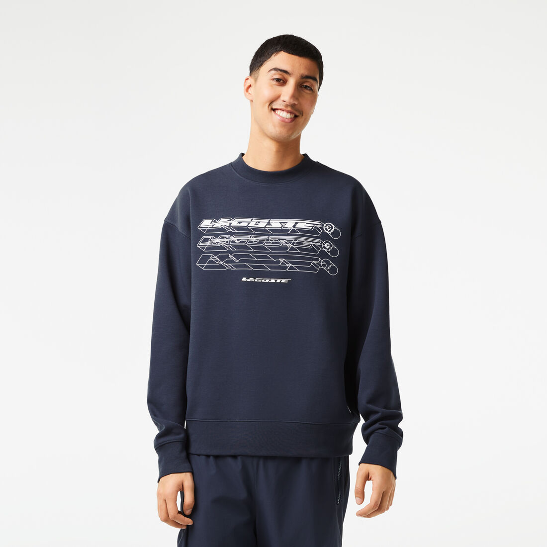 Men&rsquo;s Lacoste Loose Fit Branded Sweatshirt