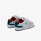 lacoste infants  masters cup metallic leather and suede sneakers