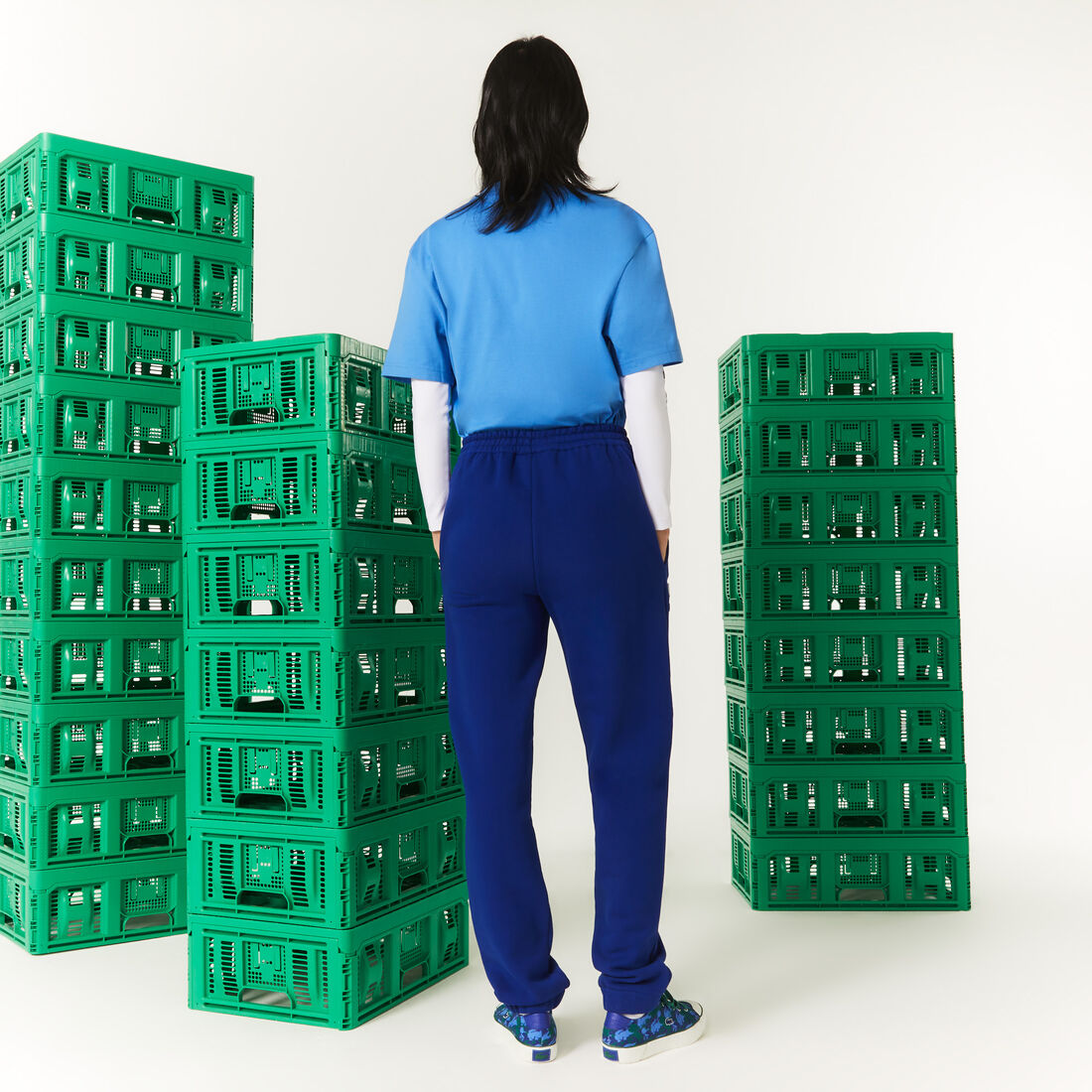 بنطال رياضي صوف وقطن عضوي للجنسين مجموعة Lacoste x Minecraft بنطال رياضي صوف وقطن عضوي للجنسين مجموعة Lacoste x Minecraft