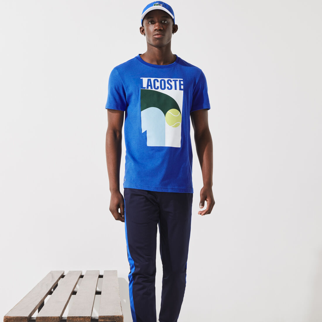 Men's Lacoste SPORT Breathable Graphic Print T-shirt Men's Lacoste SPORT Breathable Graphic Print T-shirt