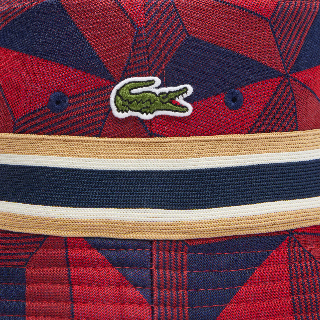 Interlock Jacquard Patterned Bucket Hat Interlock Jacquard Patterned Bucket Hat