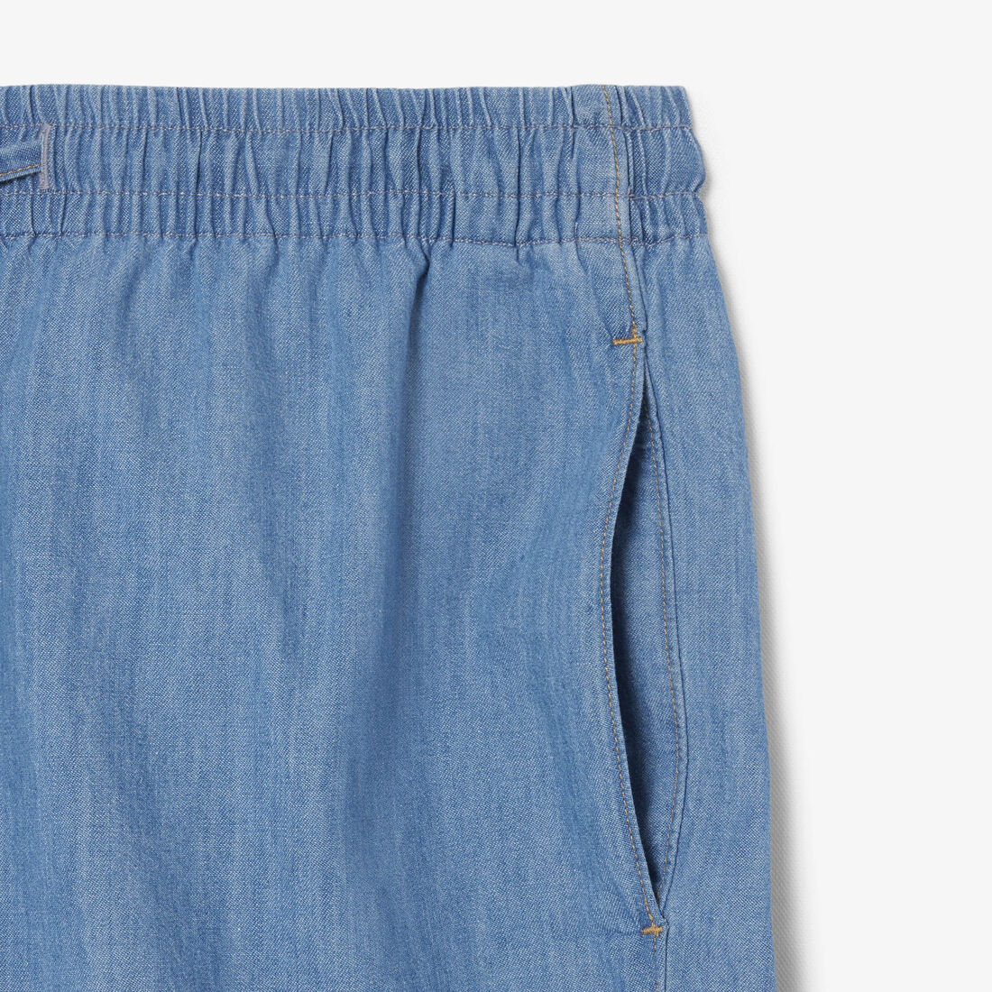 Relaxed Fit Denim Shorts lacoste relaxed fit denim shorts