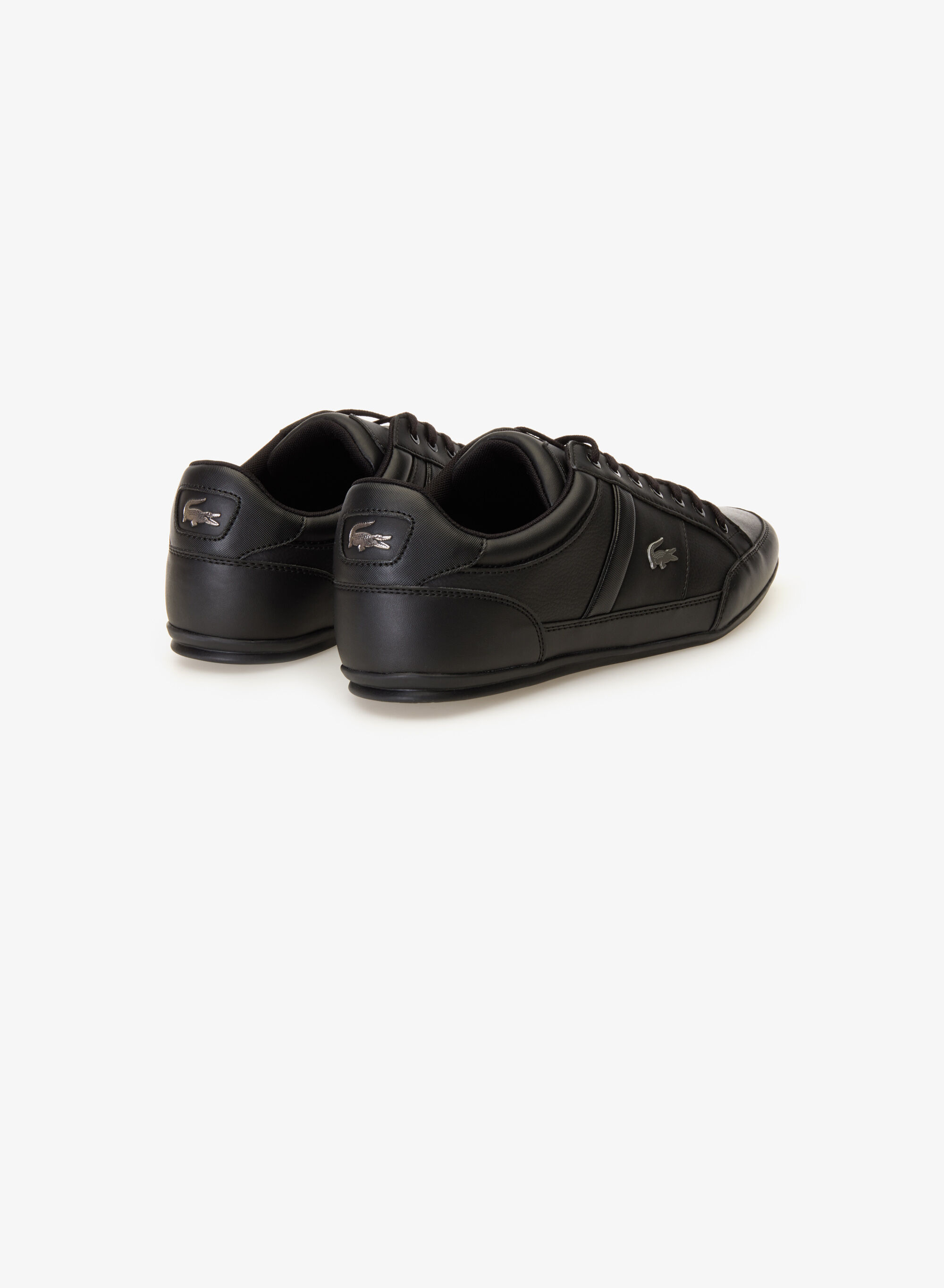 Lacoste nappa shop leather trainers