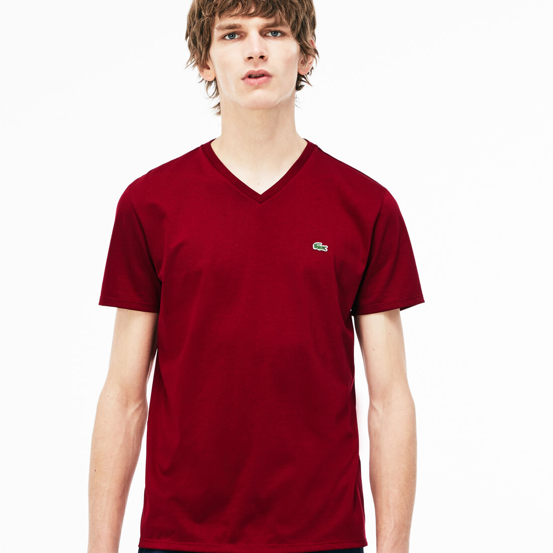 Lightweight Cotton Pima V Neck T-shirt Lightweight Cotton Pima V Neck T-shirt