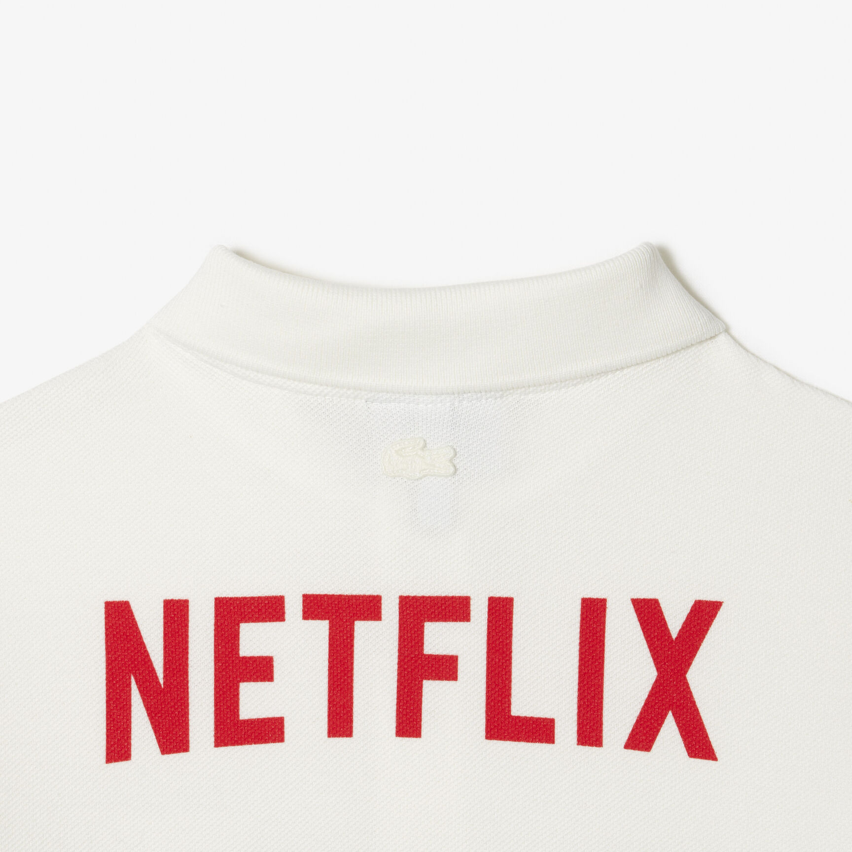 Kids' Lacoste x Netflix Contrast Print Polo Shirt Kids' Lacoste x Netflix Contrast Print Polo Shirt