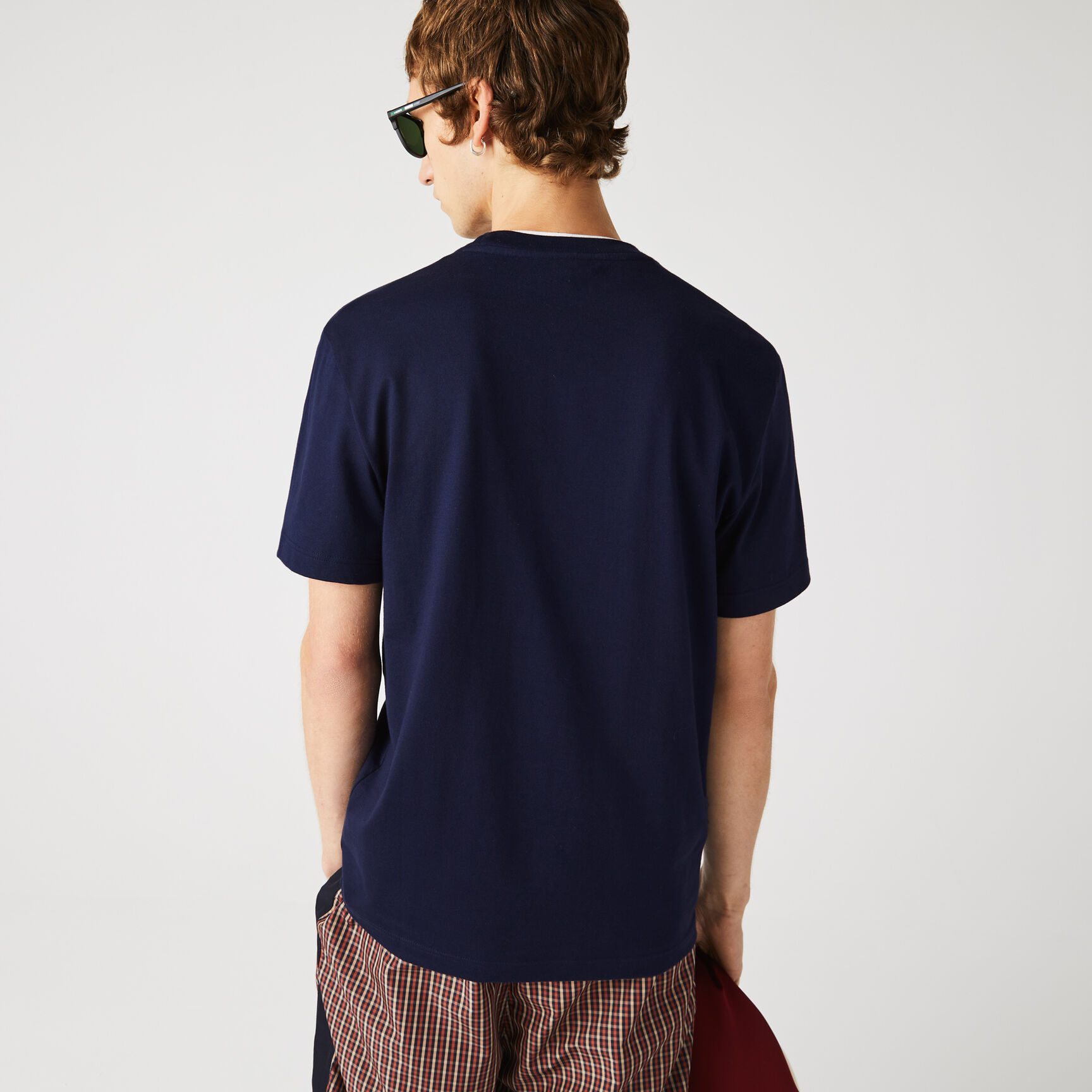 Men's Crew Neck Colored Crocodiles Organic Cotton T-shirt