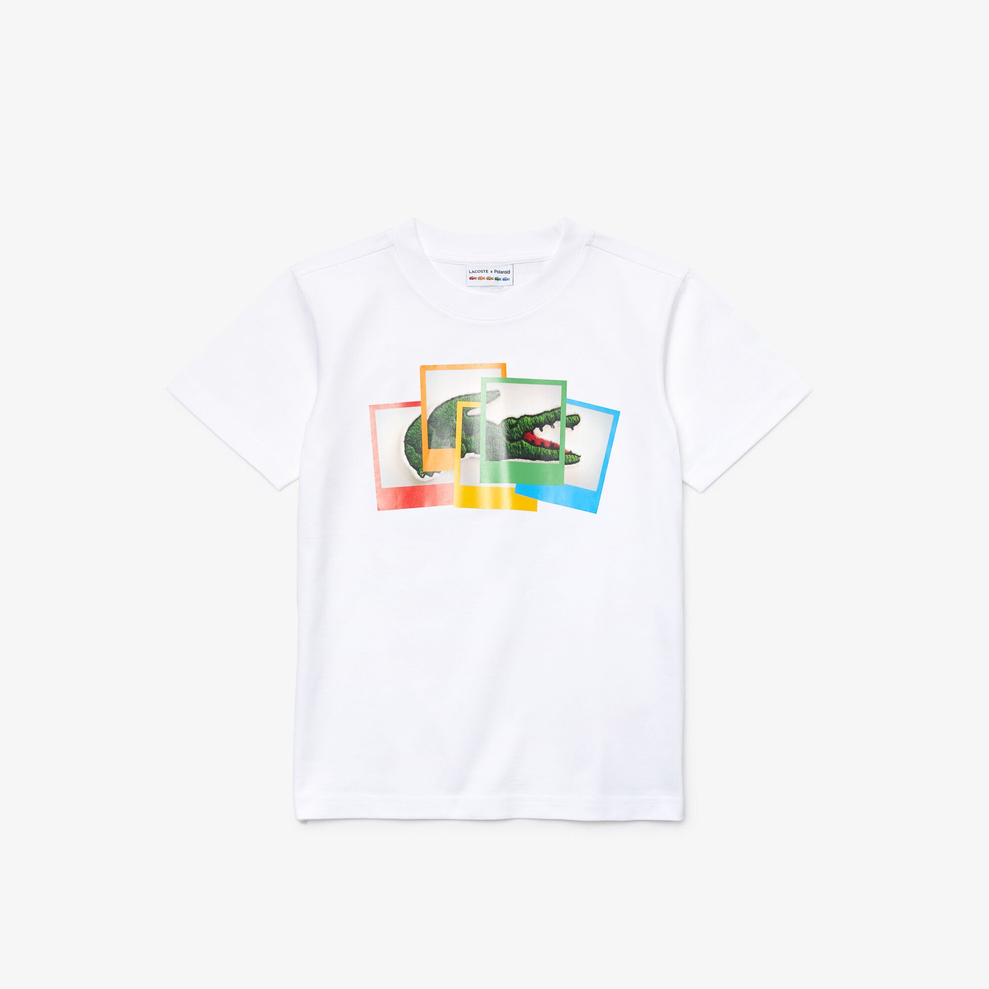 Boys’ Polaroid Collaboration Print Cotton T-shirt