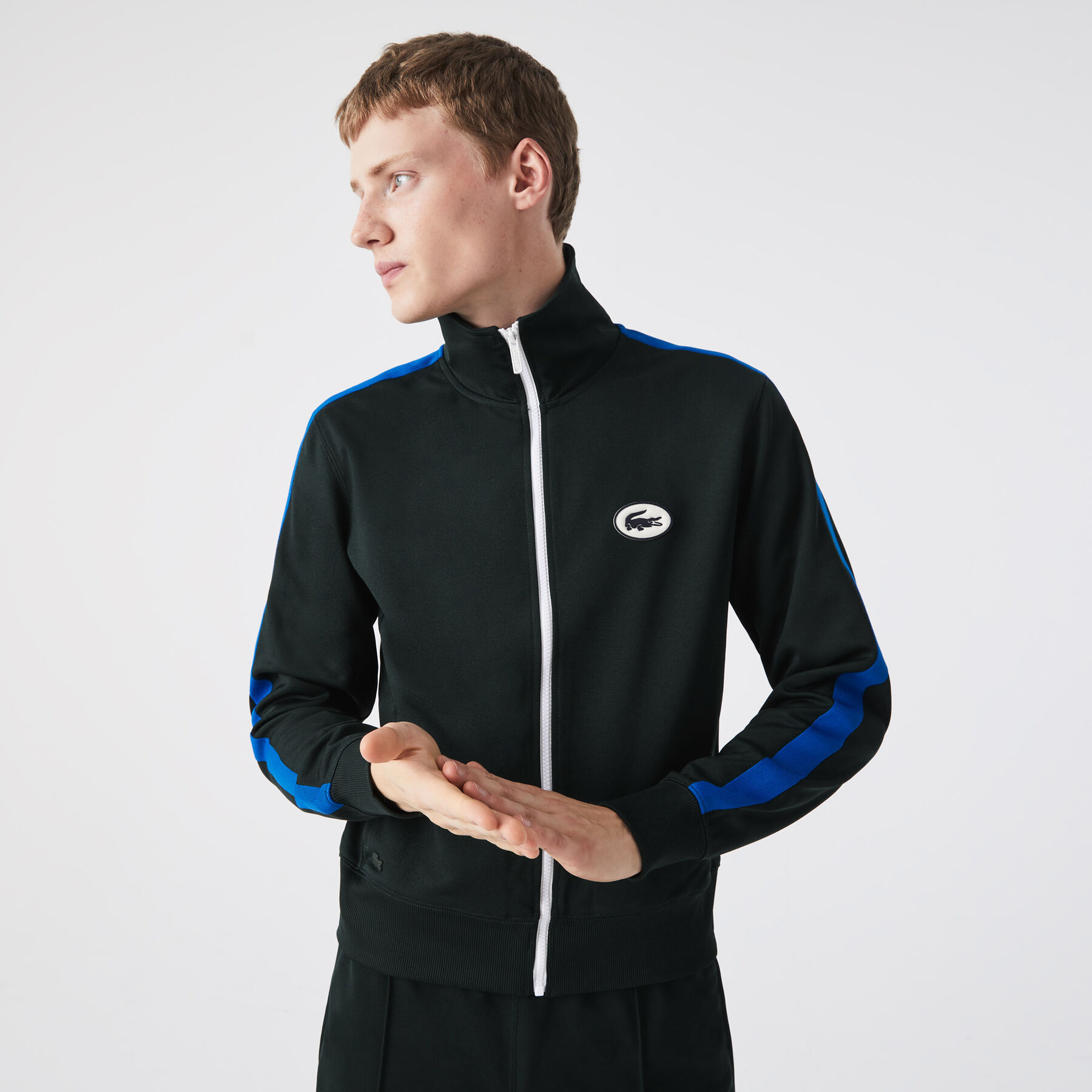 Men's Lacoste Regular Fit High Neck Piqué Zip Sweatshirt men s lacoste regular fit high neck piqu zip sweatshirt