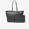 Zely Grained Tote with Pouch lacoste zely grained tote with pouch