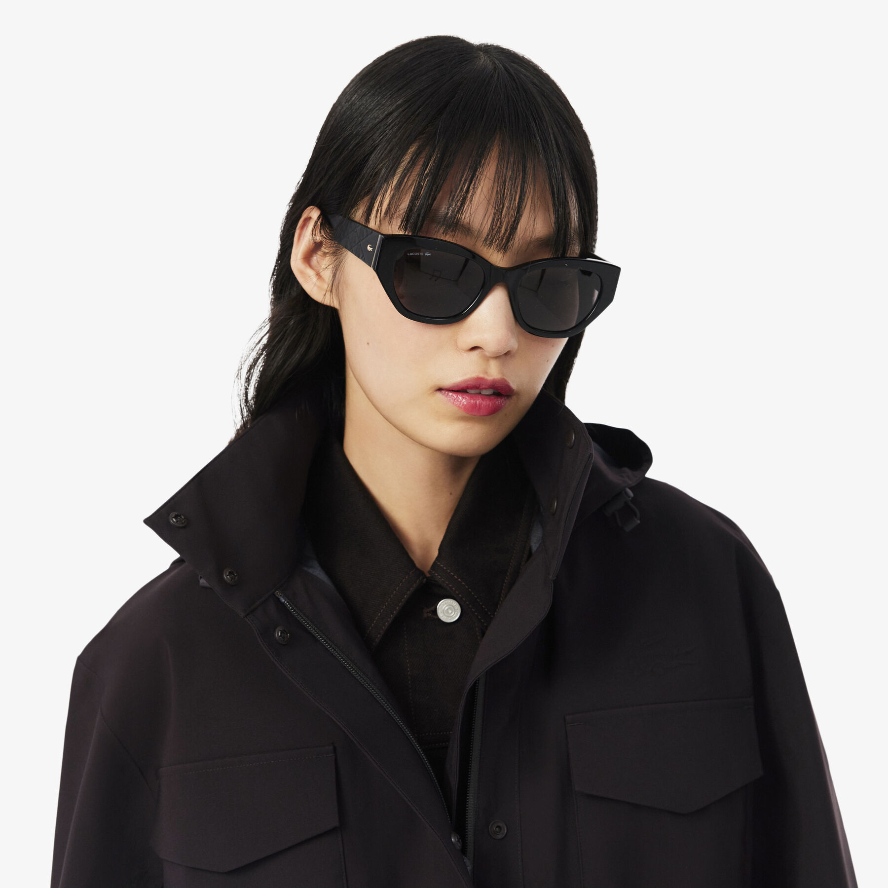 Oversized Mid Length Waterproof Parka lacoste oversized mid length waterproof parka